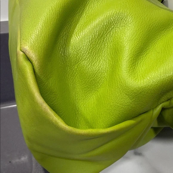 Vince Camuto Maryn Shoulder Tote Bag in the vibrant "Apple Buzz" green color - Picture 9 of 15